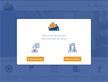 Tablet Screenshot of mijnsubsidie.com